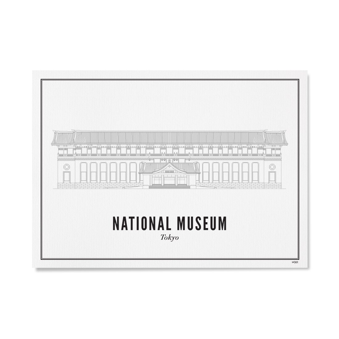 Poster of Tokyo - National Museum | WIJCK.